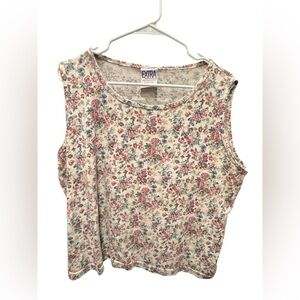 Extra elements Floral Sleeveless Top 22W